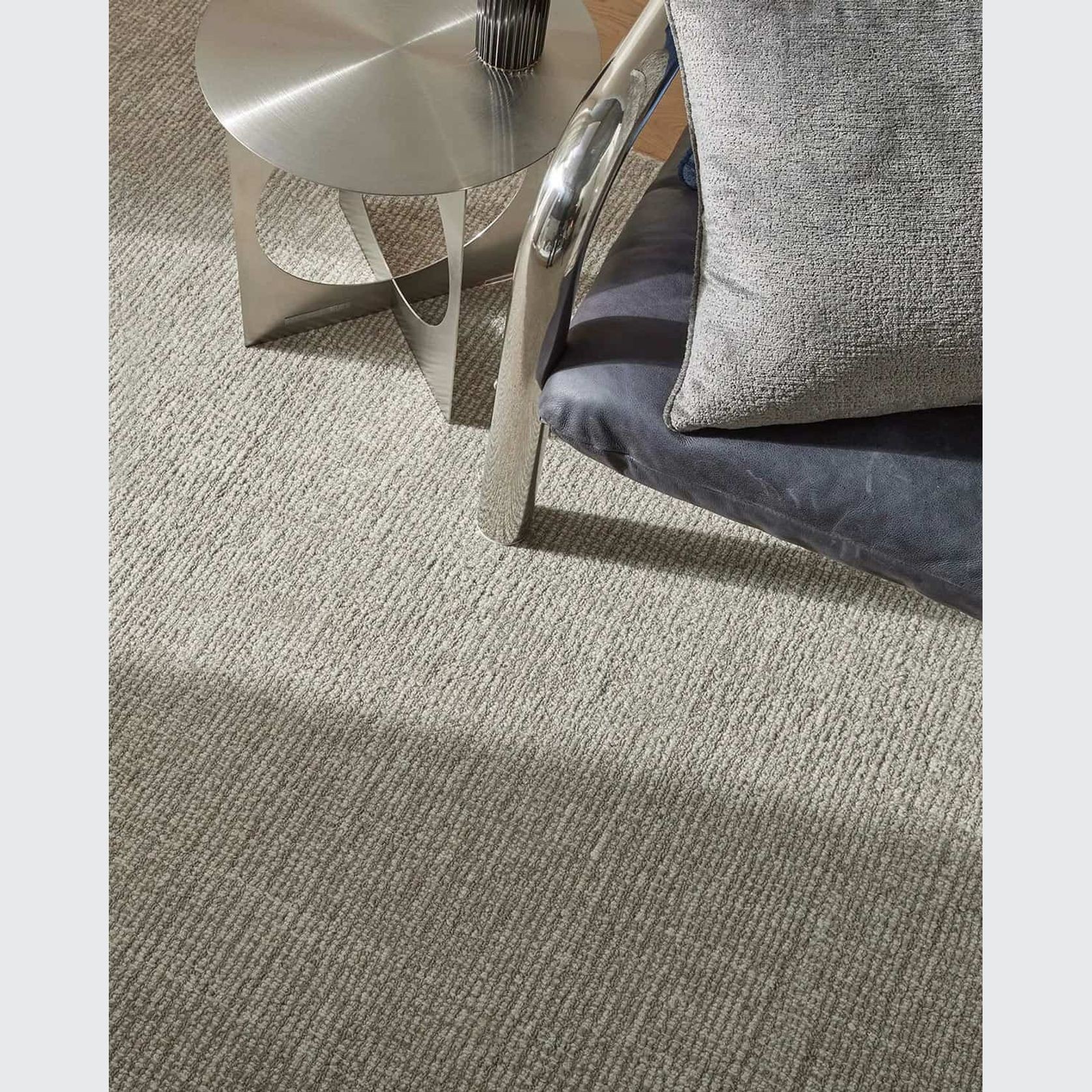 Weave Home Tempo Cushion - Steel | 50 x 50cm gallery detail image