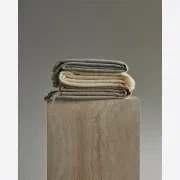 Weave Home Nevis Throw Blanket - Limestone | NZ Lambswool gallery detail image