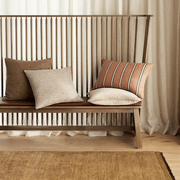 Weave Home Francesca Cushion - Salt | Velvet gallery detail image