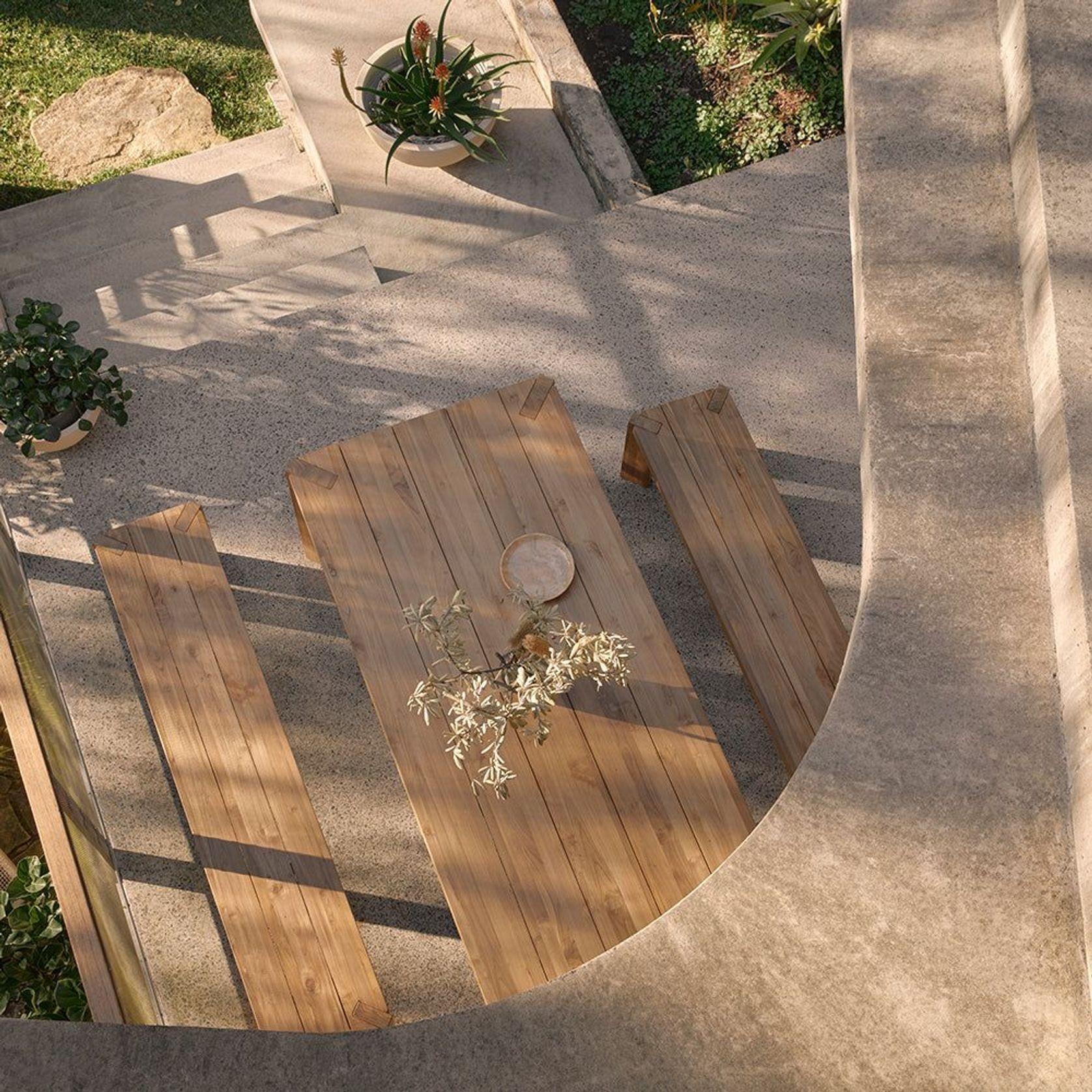 Adria Outdoor Dining Table gallery detail image