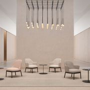 Aleta Lounge Chair - Wooden Base gallery detail image