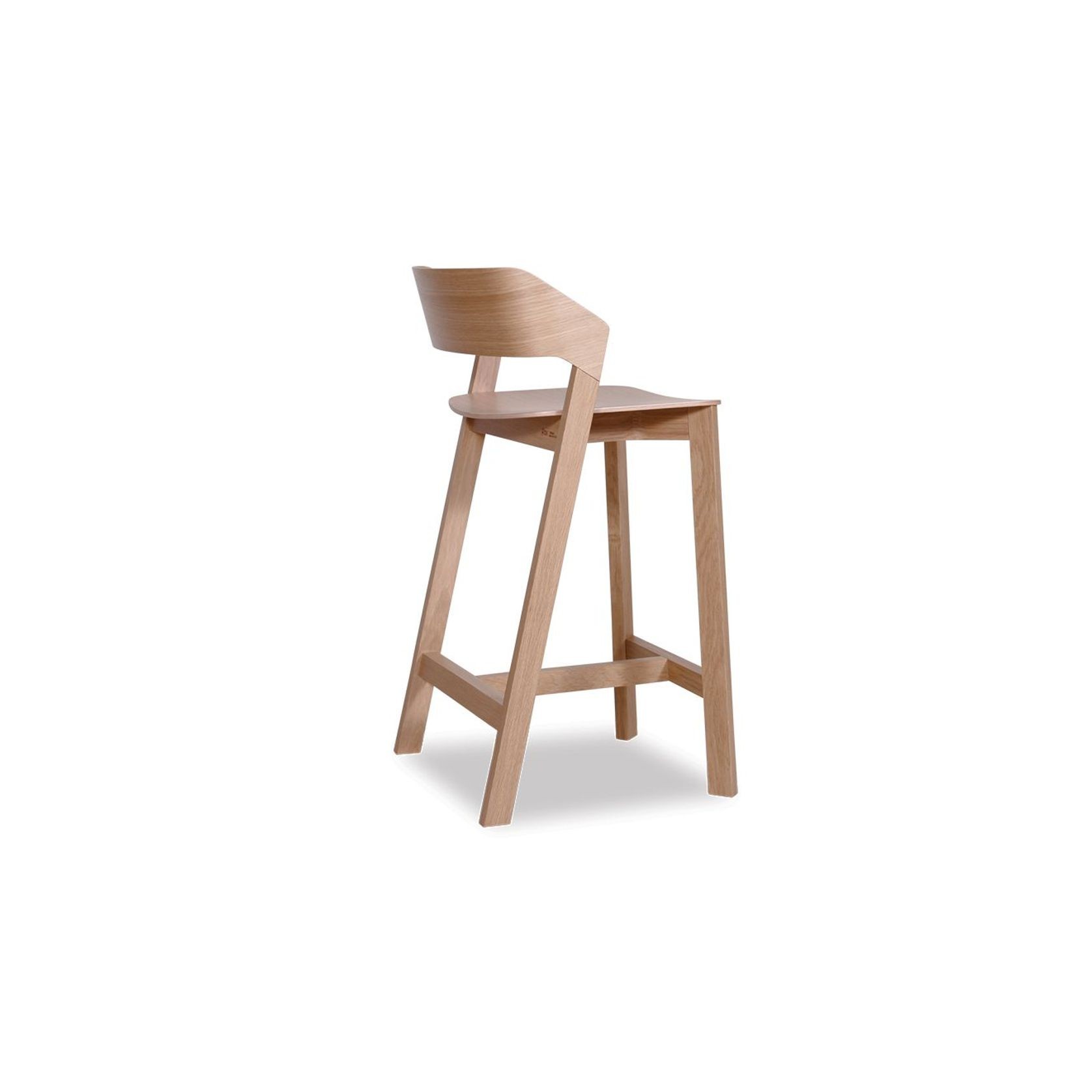 Merano Stool - Natural Oak - by TON gallery detail image