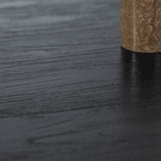 Avus Round Table in Black gallery detail image