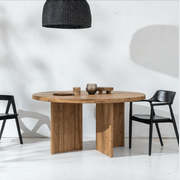 Avus Round Table in Natural gallery detail image
