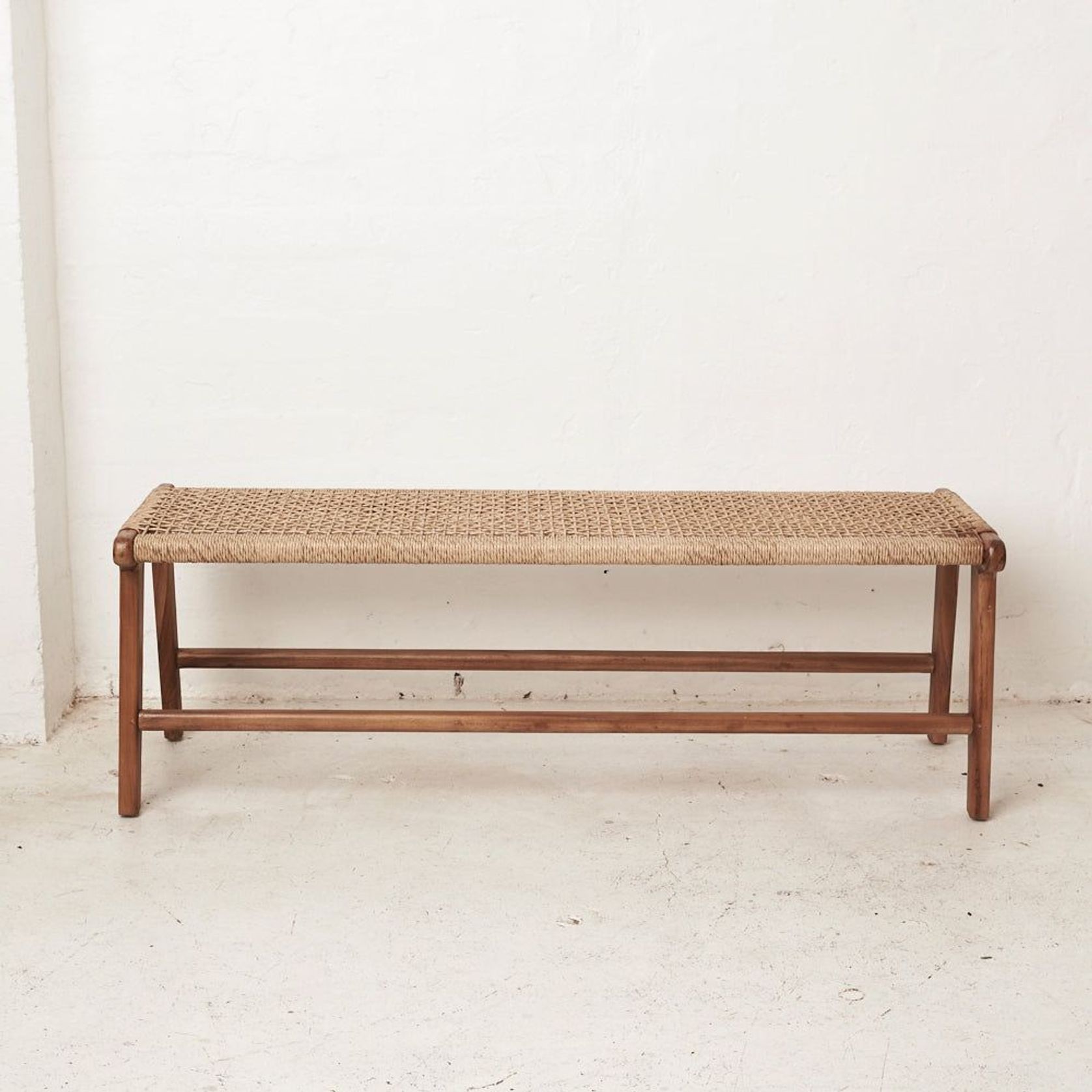 Ayda Woven Outdoor Bench Seat gallery detail image