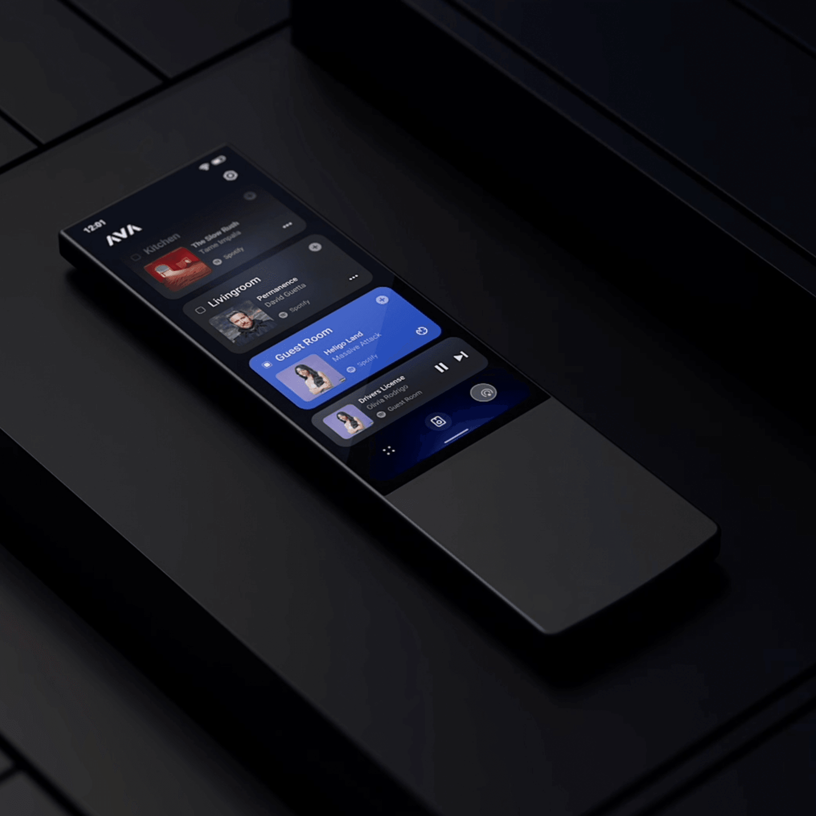 AVA Home Remote | Black gallery detail image