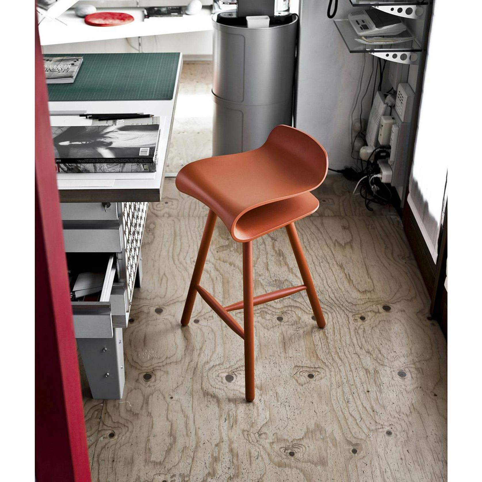 Bcn Wood Stool gallery detail image