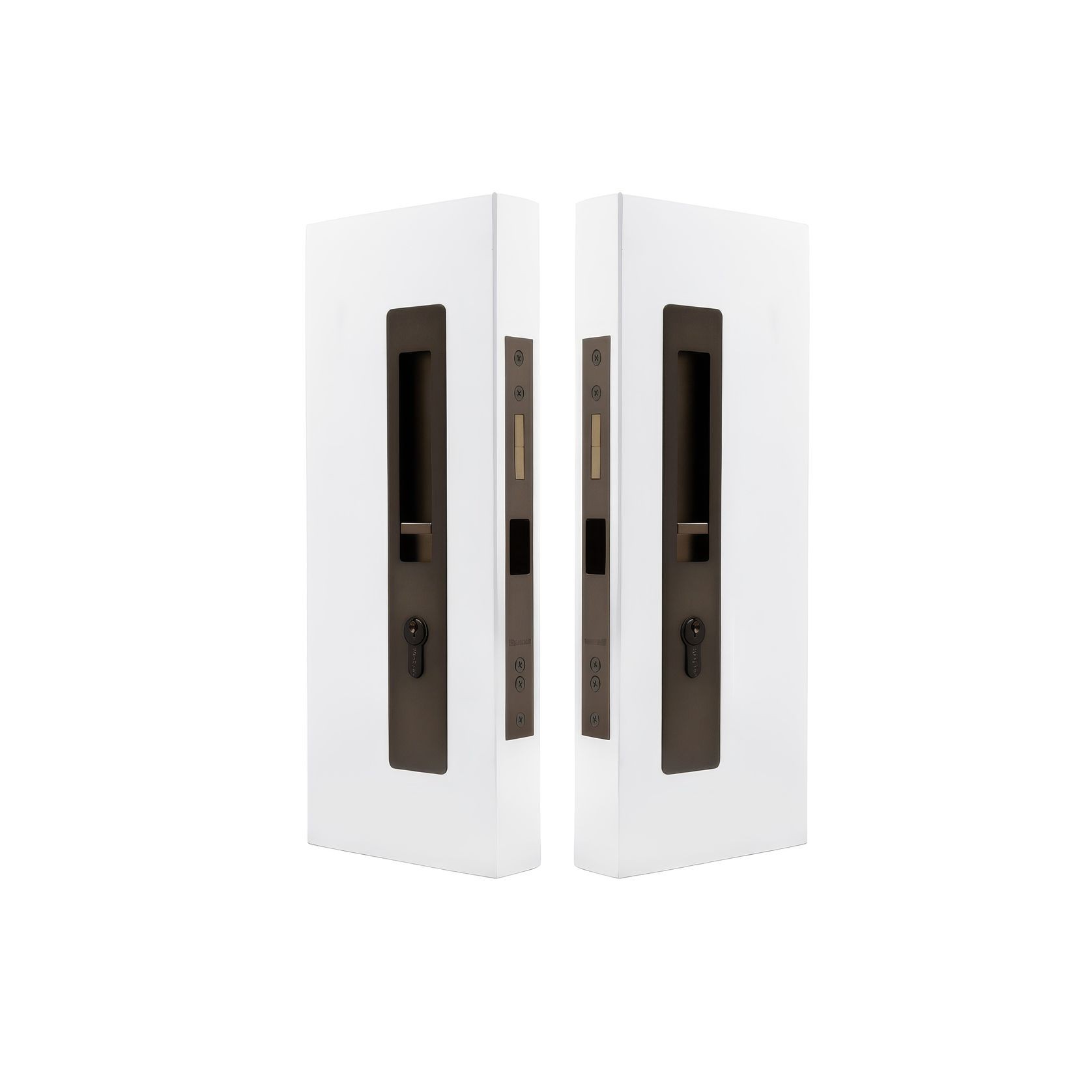 LUME - Locking Set - Integrated - 38-42mm Doors gallery detail image