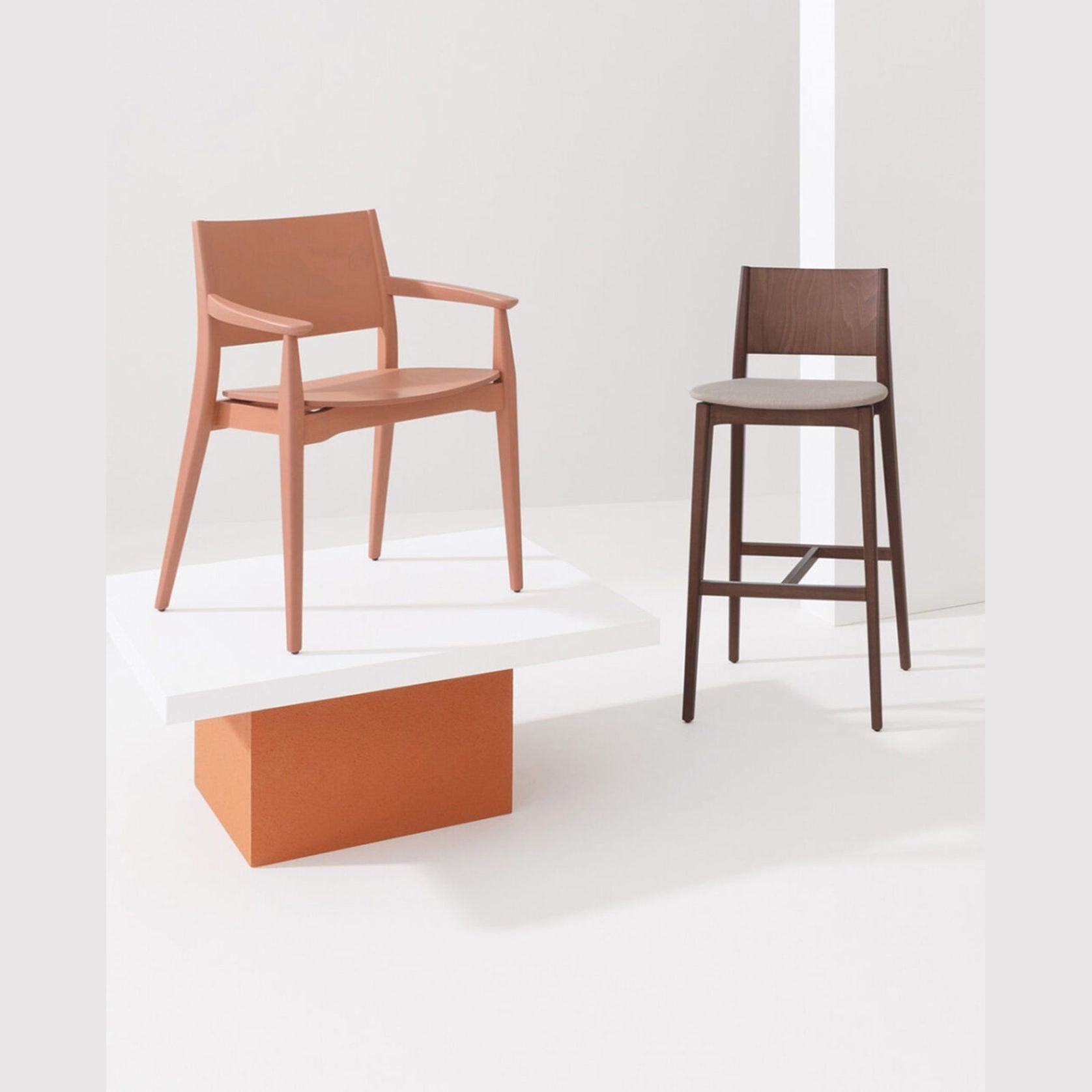 Blazer Wooden Stool gallery detail image