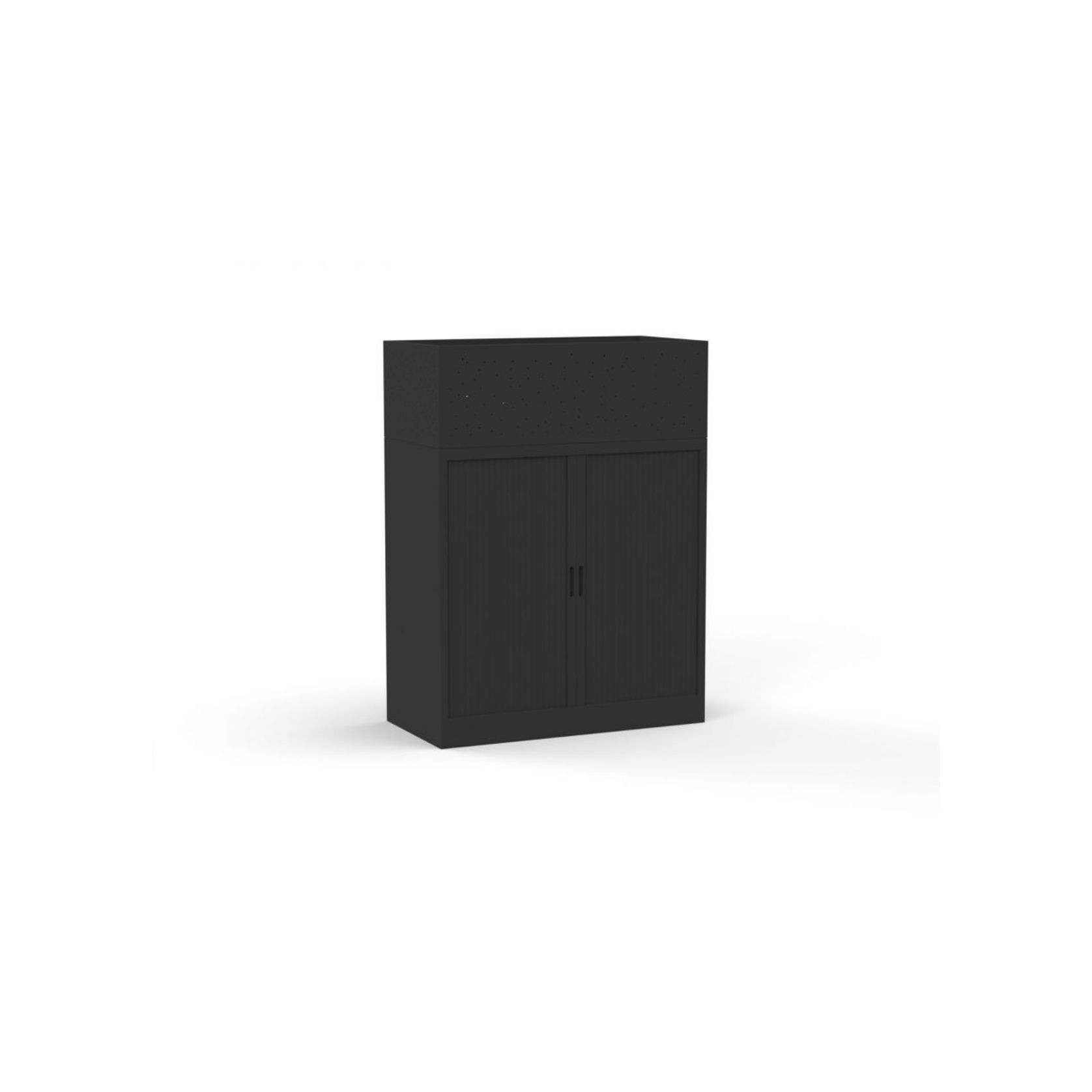 Titan Tambour door incl Planter Box 900 Black gallery detail image