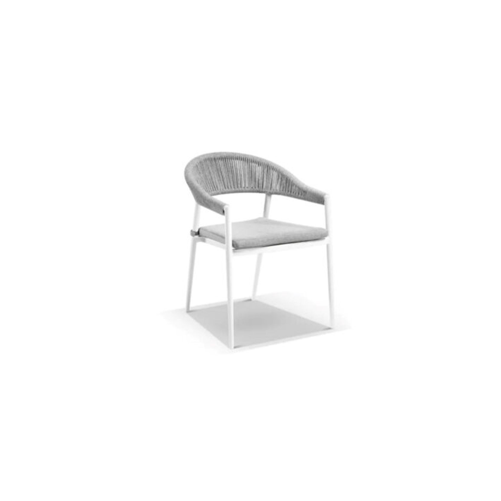 Cove Table 220cm with Cove Chairs 7pc Dining Set - White gallery detail image