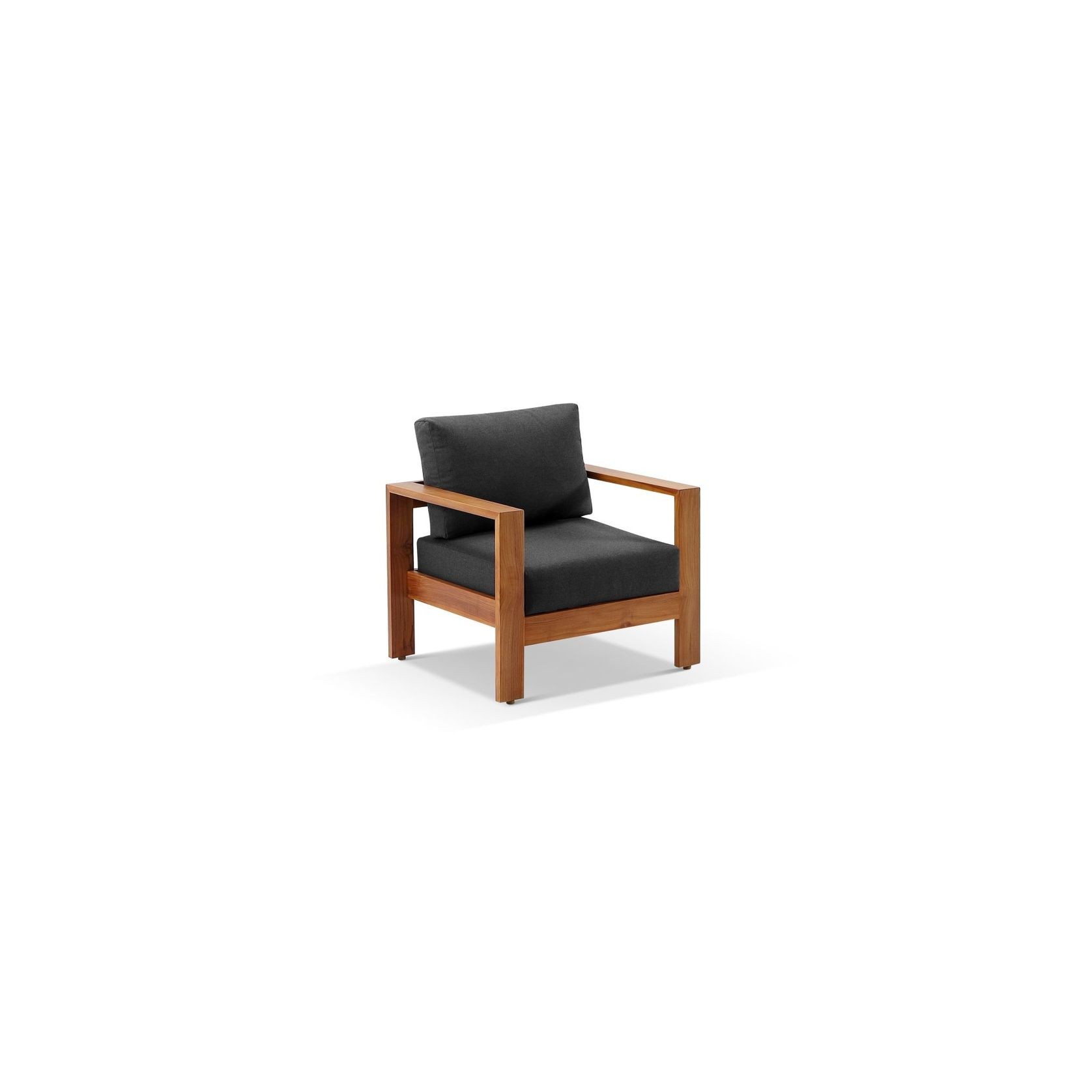 Delta 4pc Teak Lounge Set - Sooty Sunbrella gallery detail image