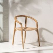 Espen Rattan Rounded Chair Natural gallery detail image