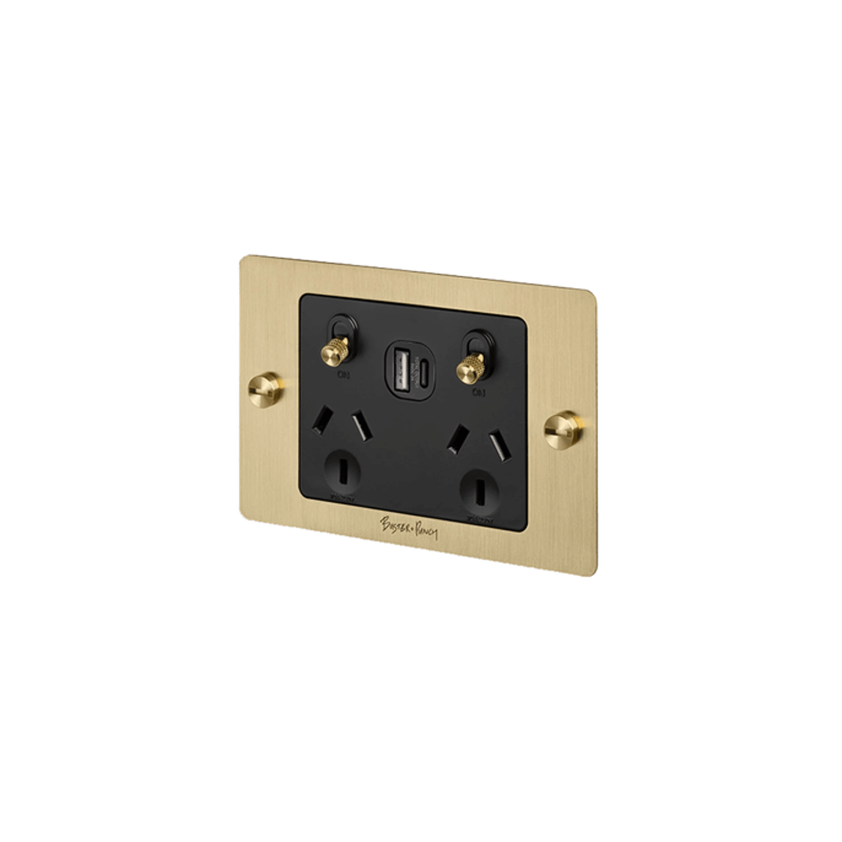 Buster+Punch 2 Socket USB A+C Outlet gallery detail image