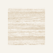 Rounded Coffee Table - Vein Cut Travertine gallery detail image