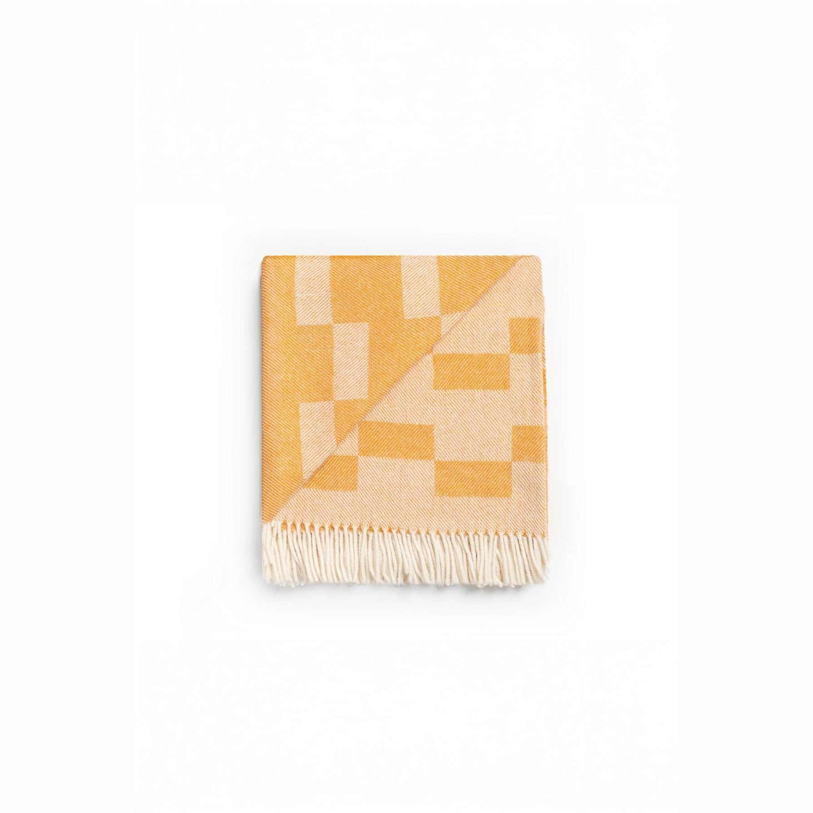 Ruanui Station Lambswool Throw - Gowdys Gold gallery detail image