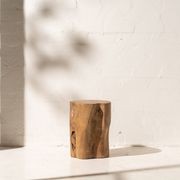 Hadi Natural Tree Stump Stool gallery detail image