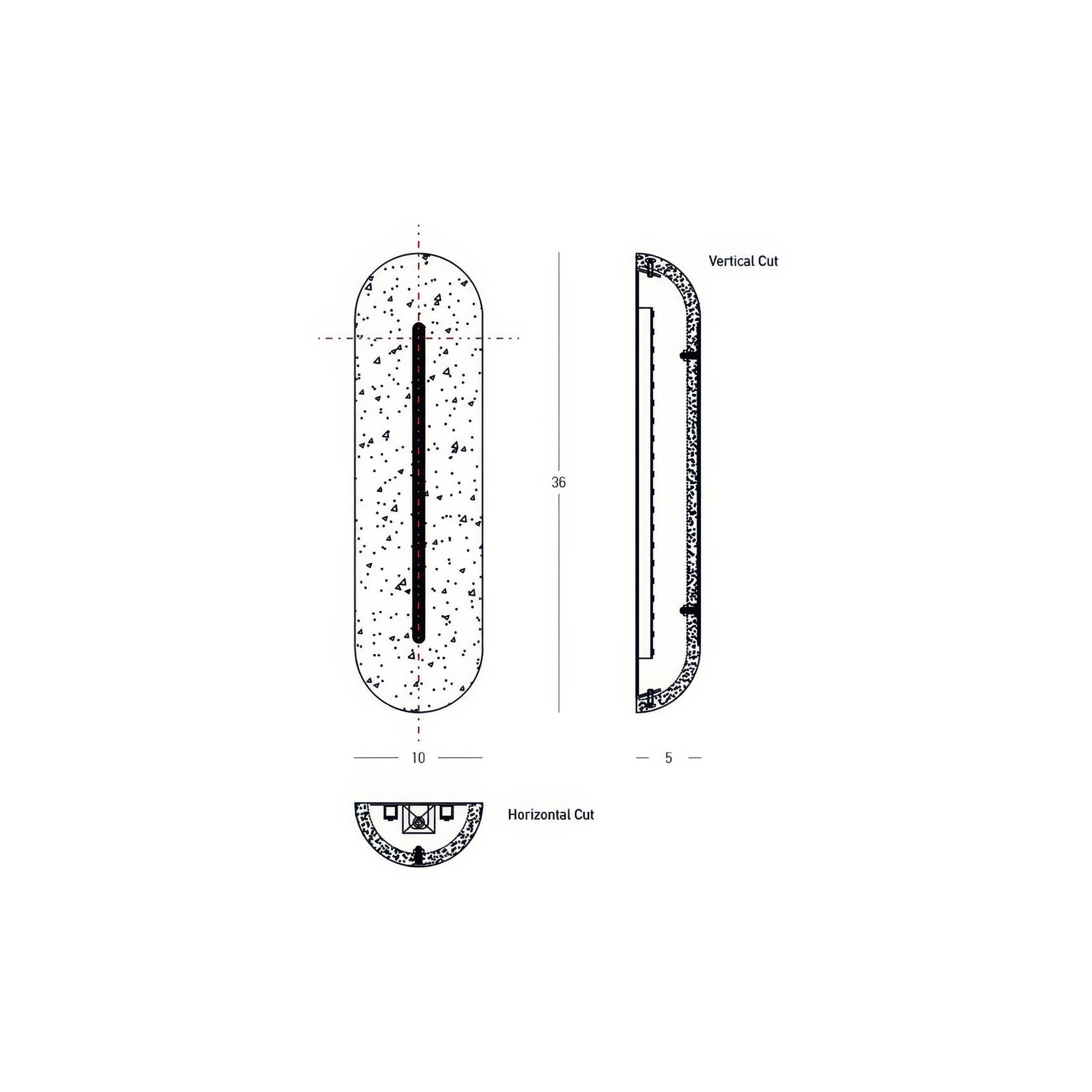 Zeus Curve Wall Light gallery detail image