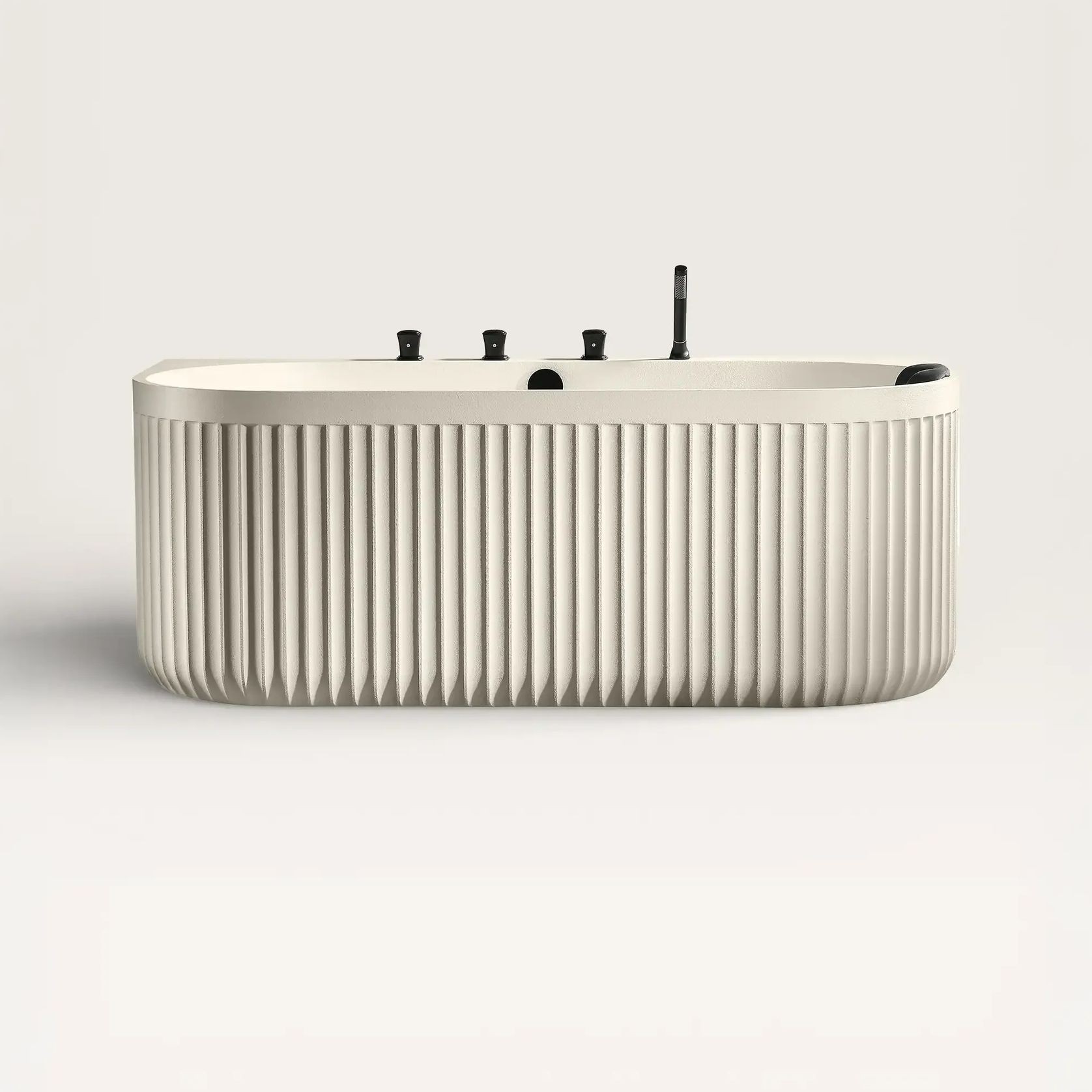 DORIA Back-to-Wall Bath with Faucet gallery detail image