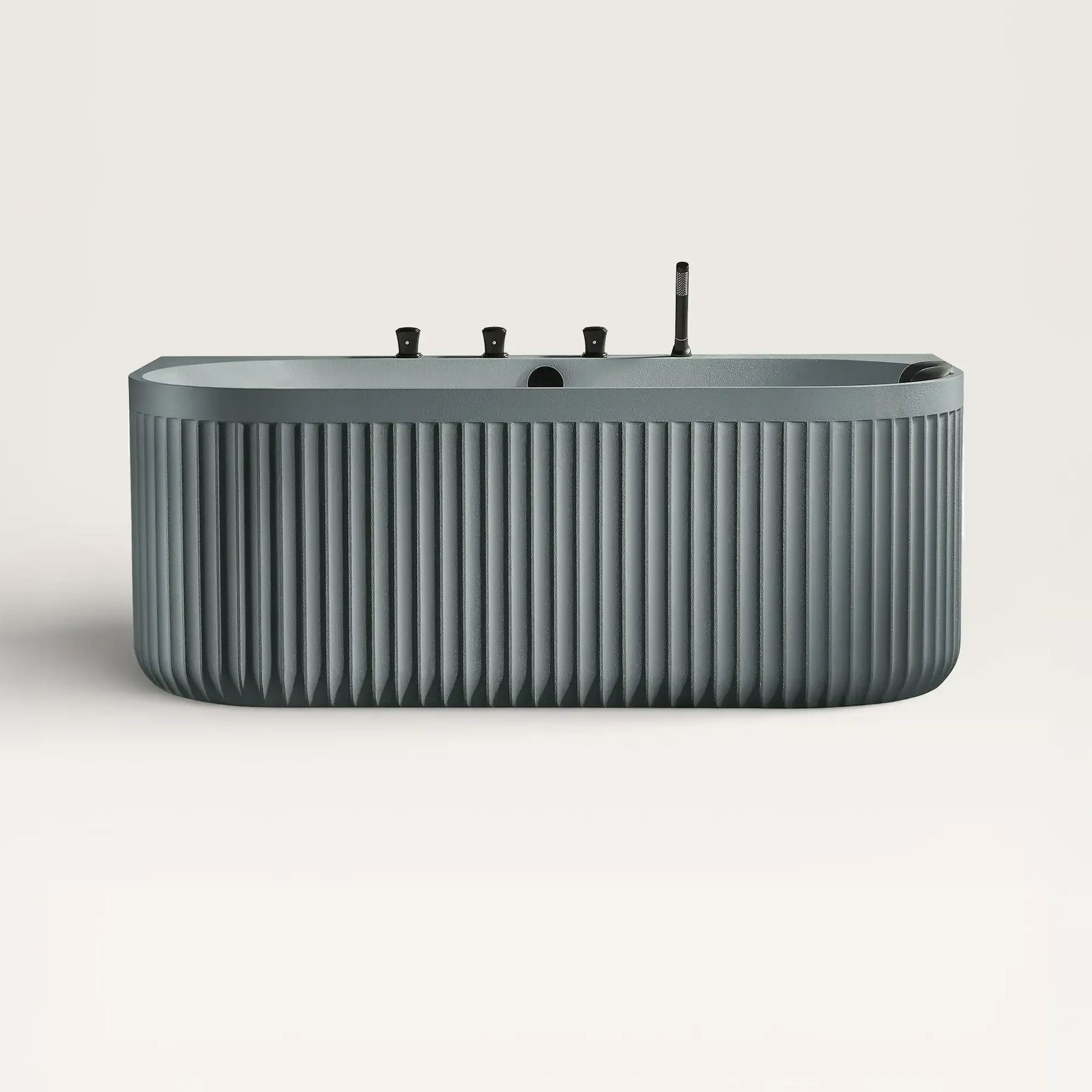 DORIA Back-to-Wall Bath with Faucet gallery detail image