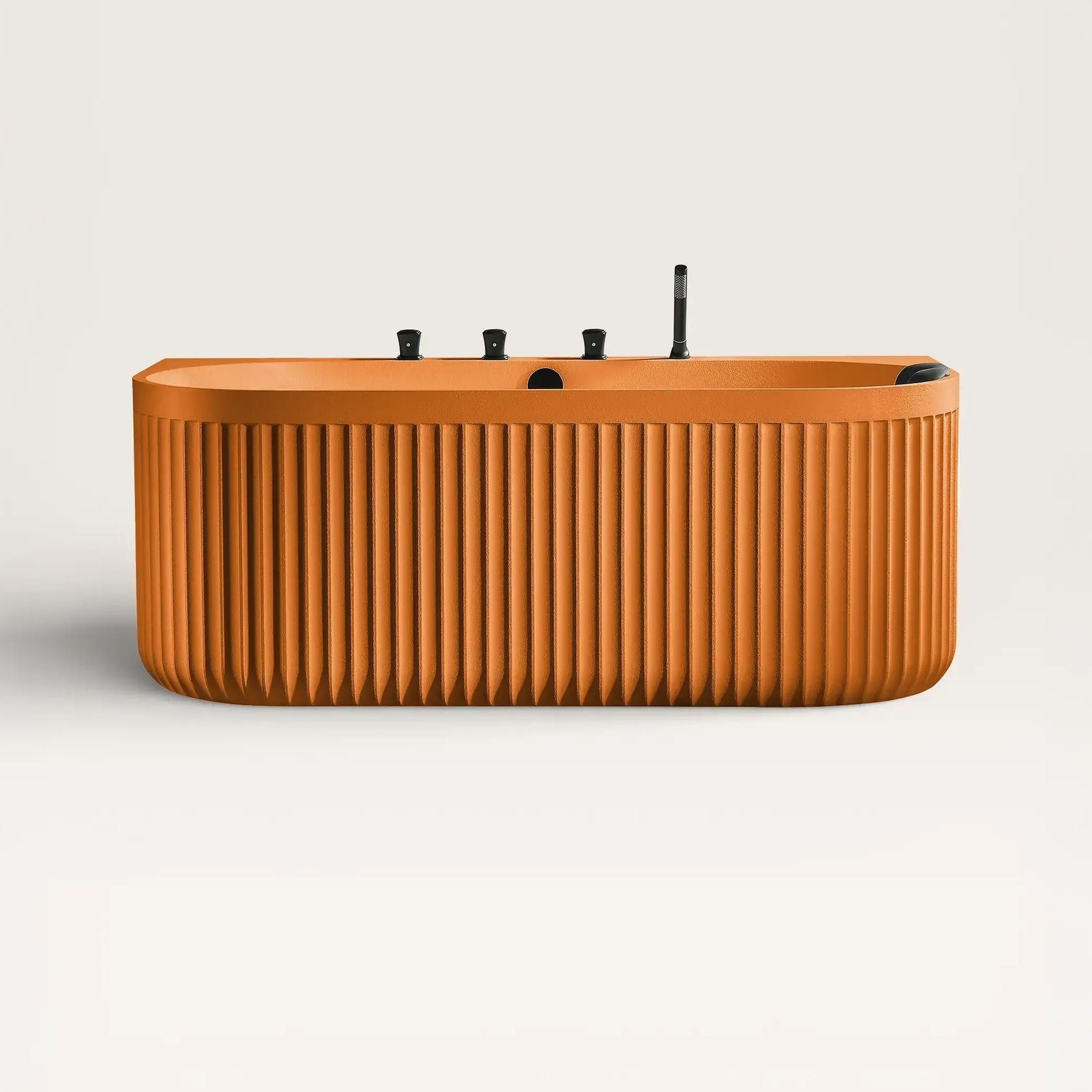DORIA Back-to-Wall Bath with Faucet gallery detail image