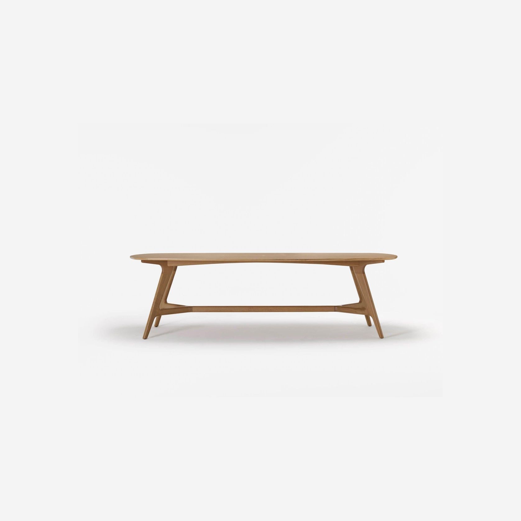 Johanna Elliptical Timber Table gallery detail image