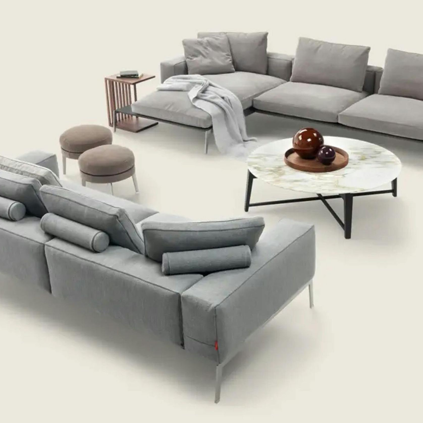 Lifesteel Sofa By Flexform gallery detail image