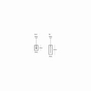 Lilac Reeded Pendant Light gallery detail image