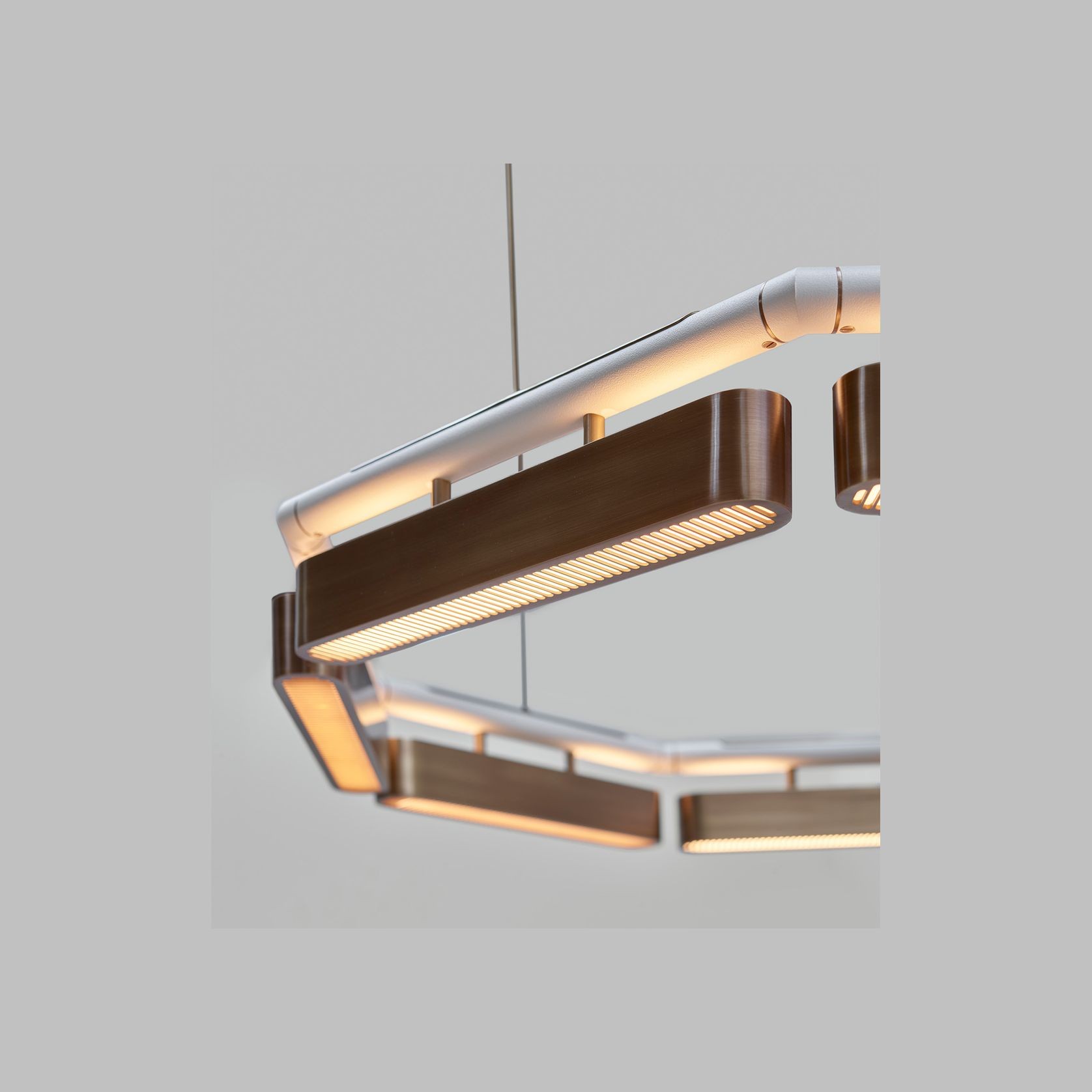 Colt Octagon Chandelier gallery detail image
