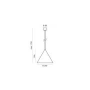 Cone Outdoor Pendant Light gallery detail image