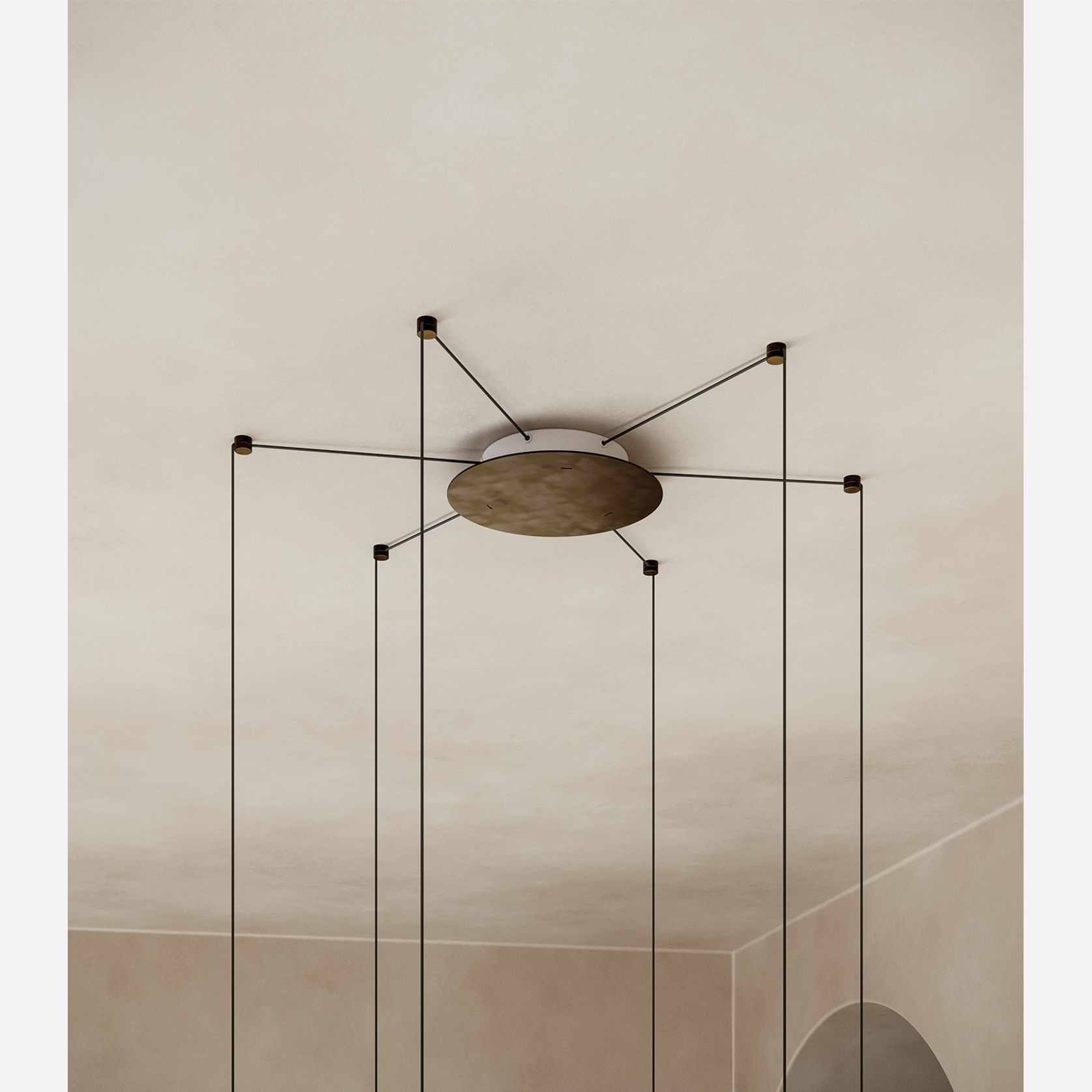 Groove Cluster Pendant Light gallery detail image