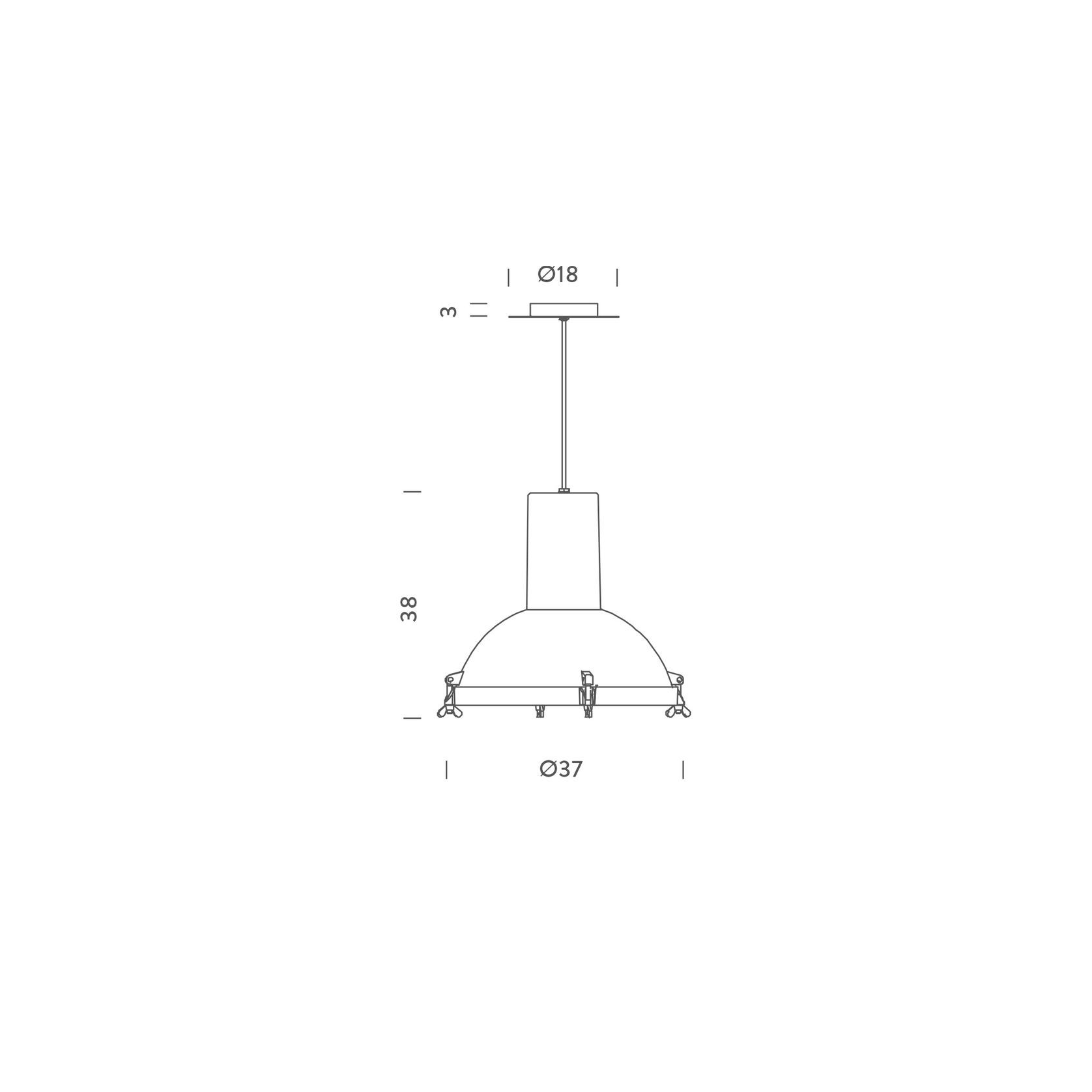 Projecteur Outdoor Pendant Light gallery detail image