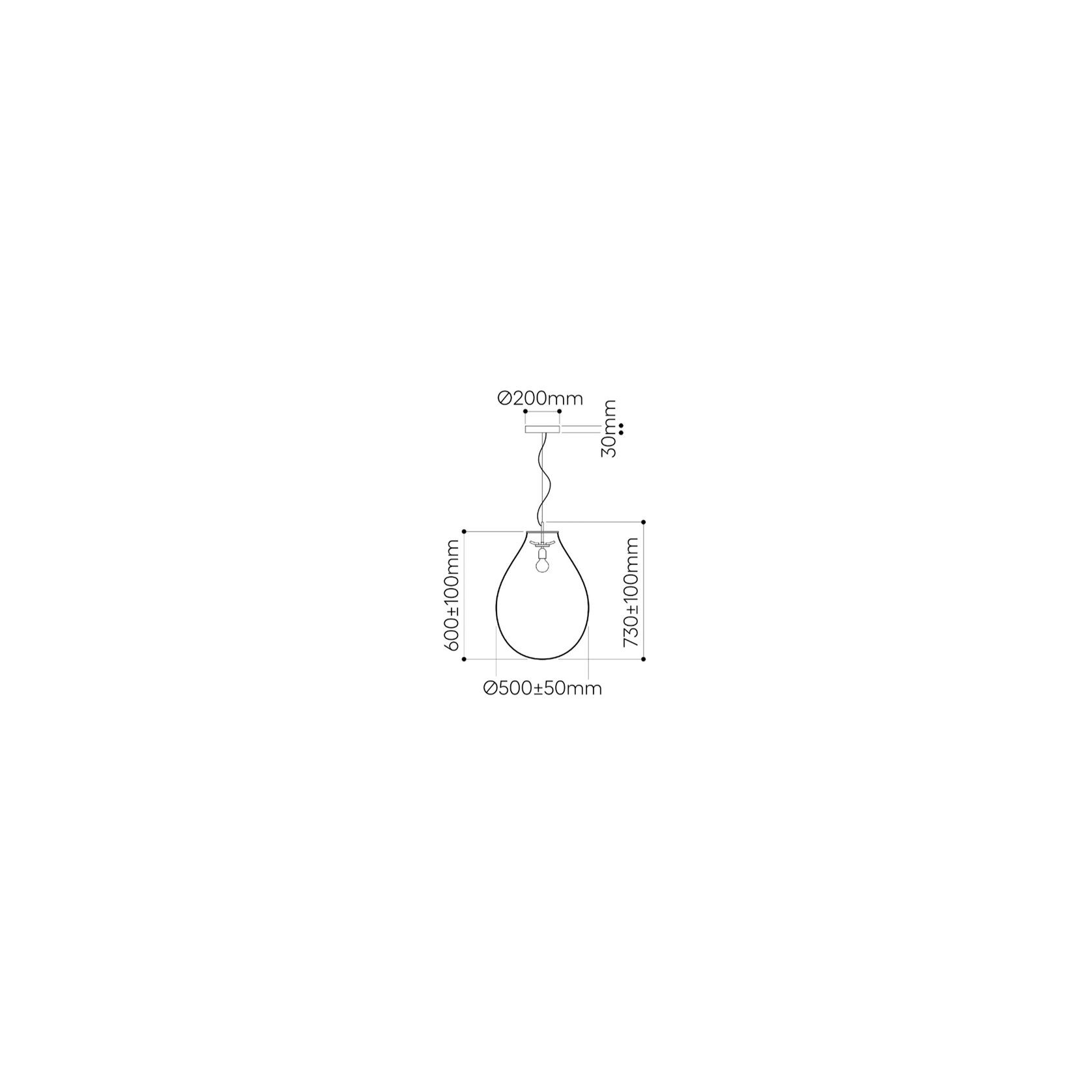 Tim Black Pendant Light gallery detail image