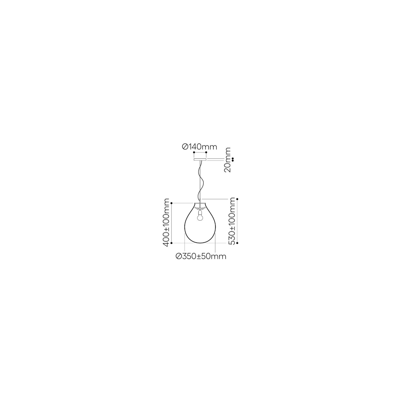 Tim Black Pendant Light gallery detail image