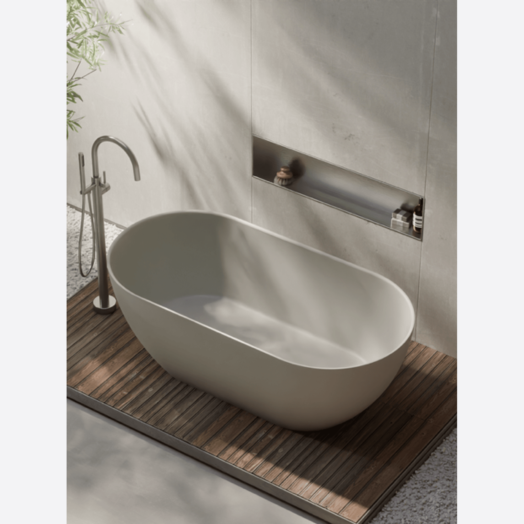 Villastone Halo 1600 Freestanding Bath gallery detail image