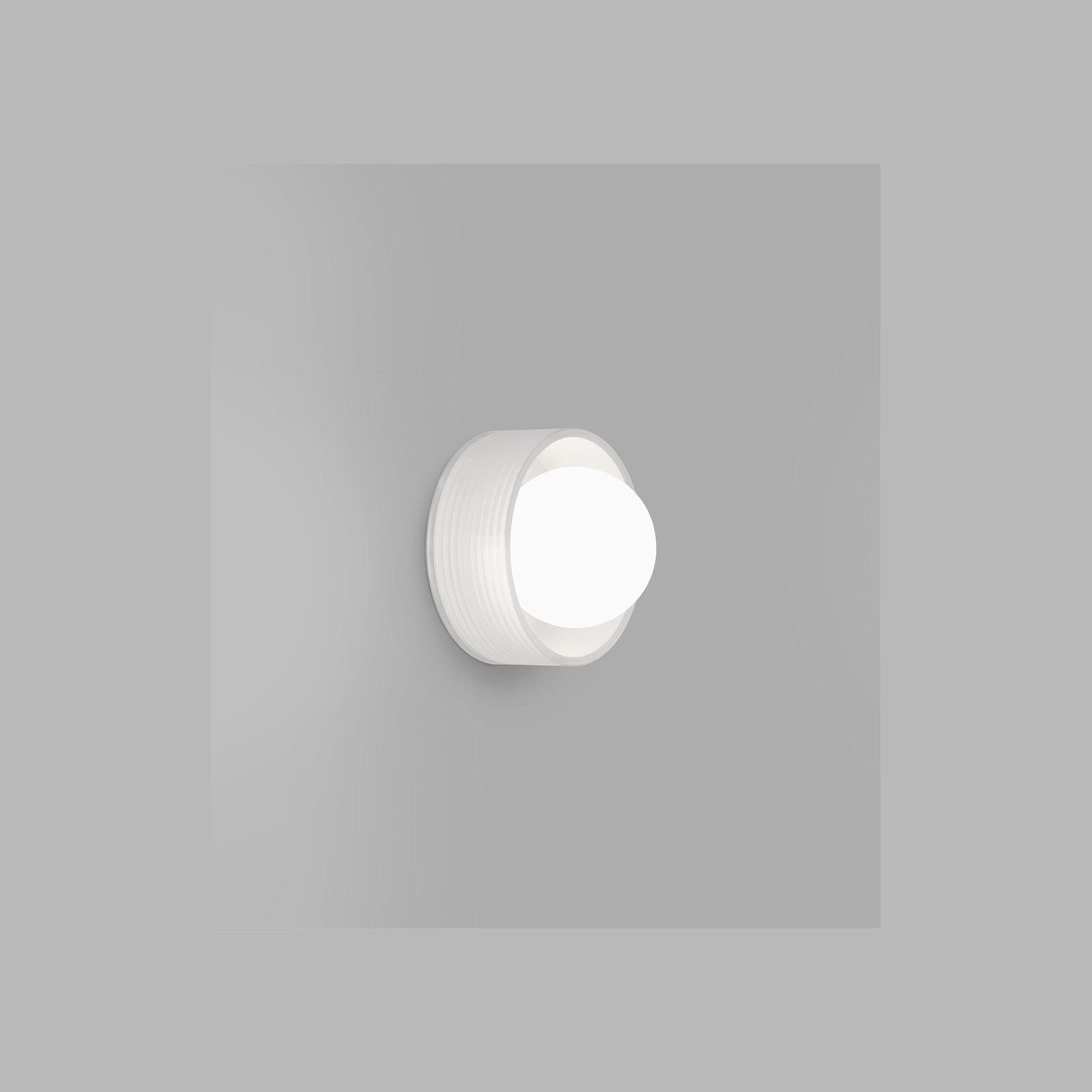 Orb Sur Ribbed Wall Light gallery detail image