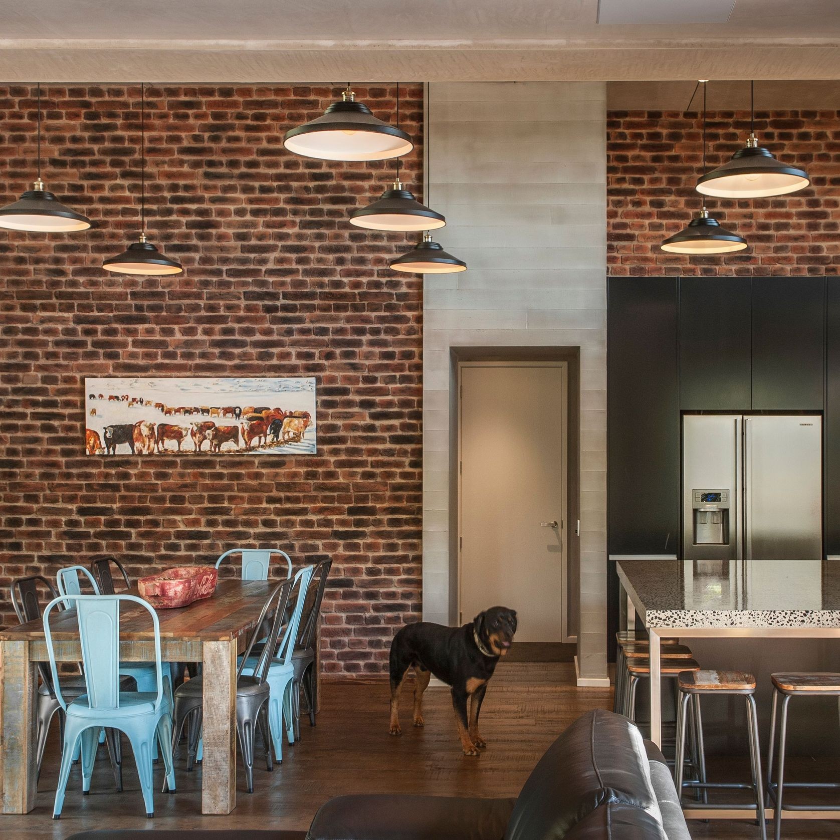 Loft Brick Wall Panels by Muros | Rustic Character Wall gallery detail image
