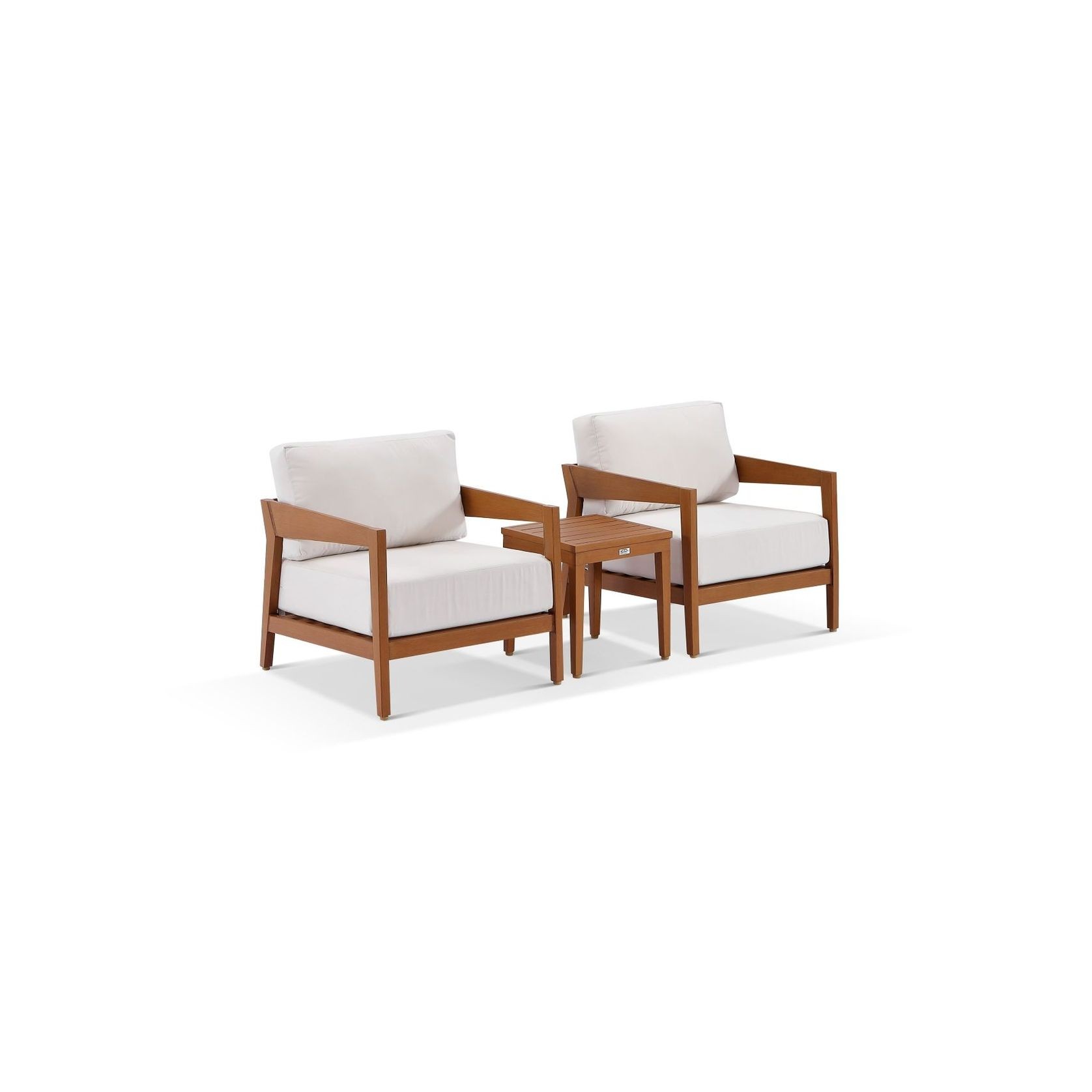 Omaha Wood Look Chair Set - Canvas Canvas gallery detail image