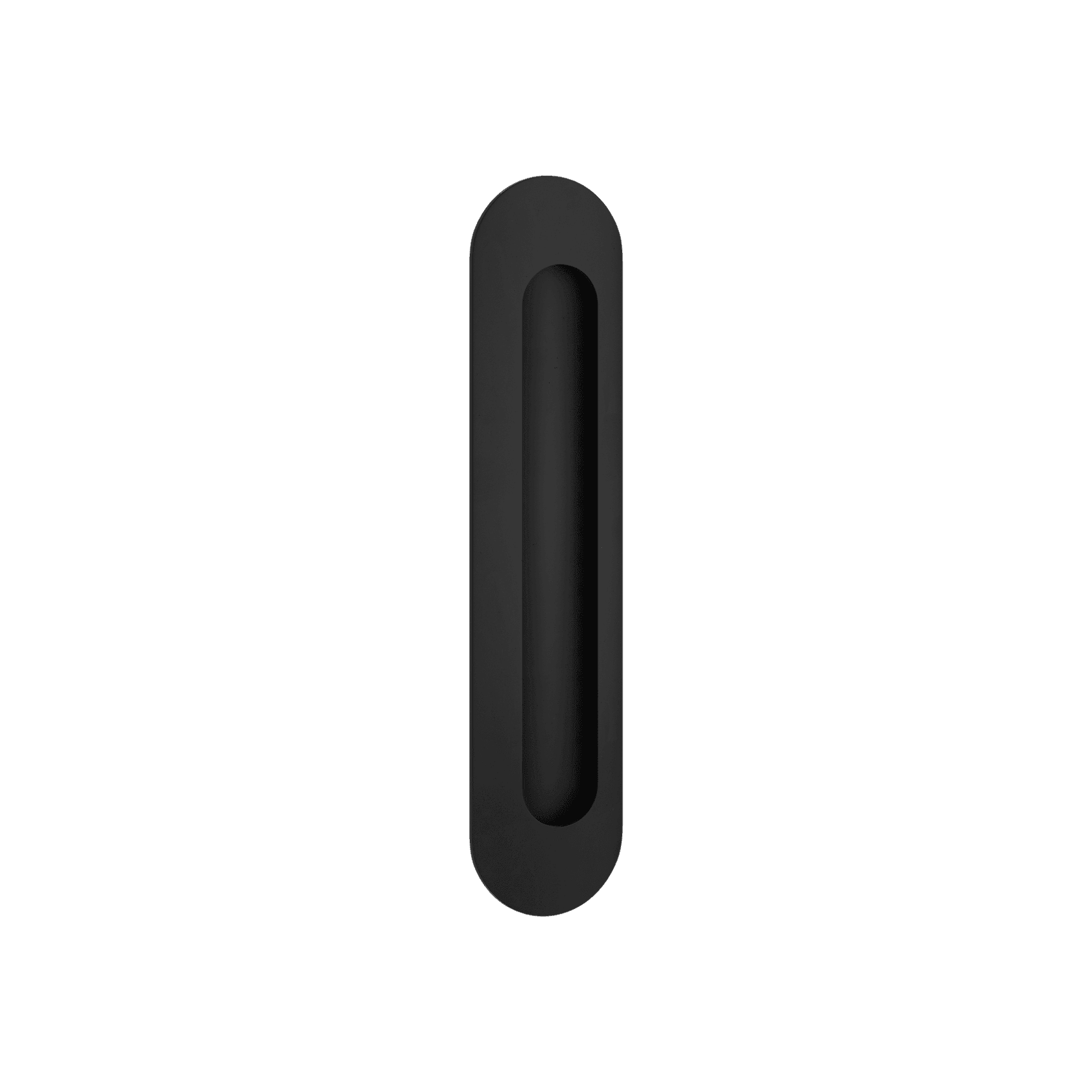 Puerto Flush Pull | Matt Black gallery detail image