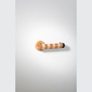 Straight Streaker Return Door Lever - Round Rose gallery detail image