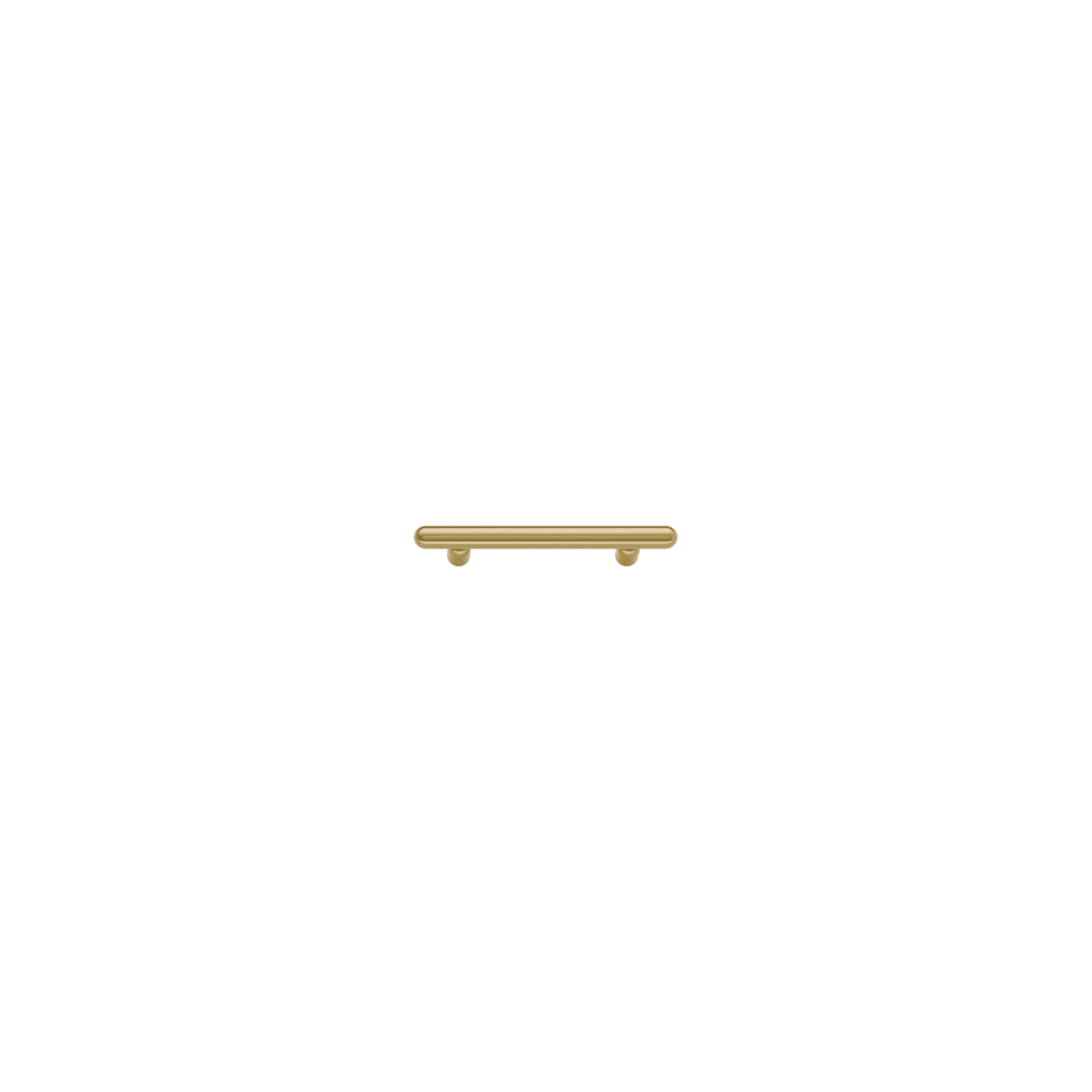 Puerto Cabinet Pull | Brushed Gold PVD | CTC 128mm gallery detail image
