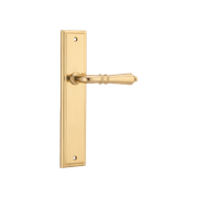 Sarlat Lever - Stepped Backplate | Polished Brass gallery detail image