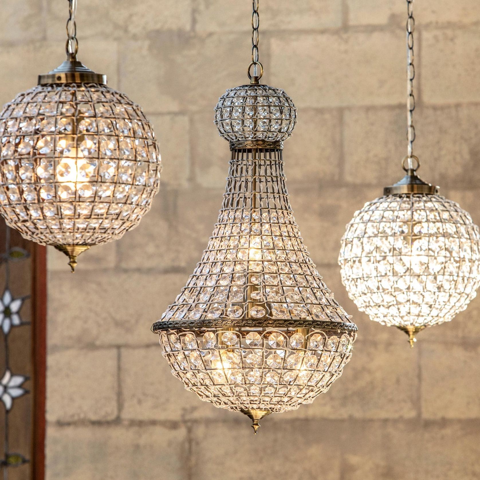 Palace Empire Chandelier - Antique Brass gallery detail image