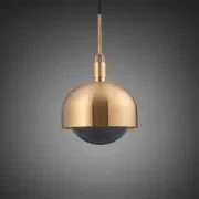 Forked Shade and Globe Pendant gallery detail image