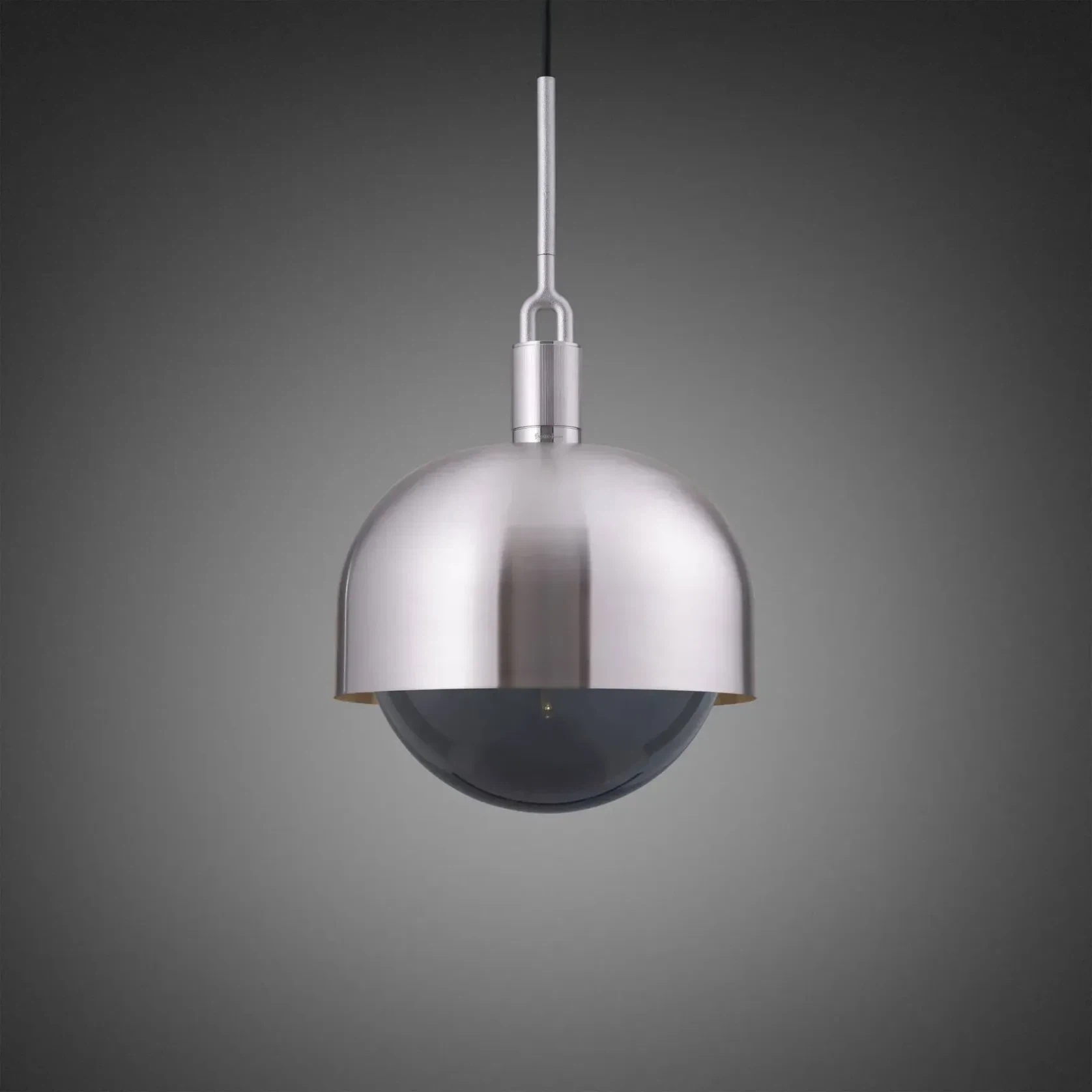 Forked Shade and Globe Pendant gallery detail image