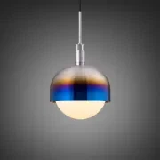 Forked Shade and Globe Pendant gallery detail image