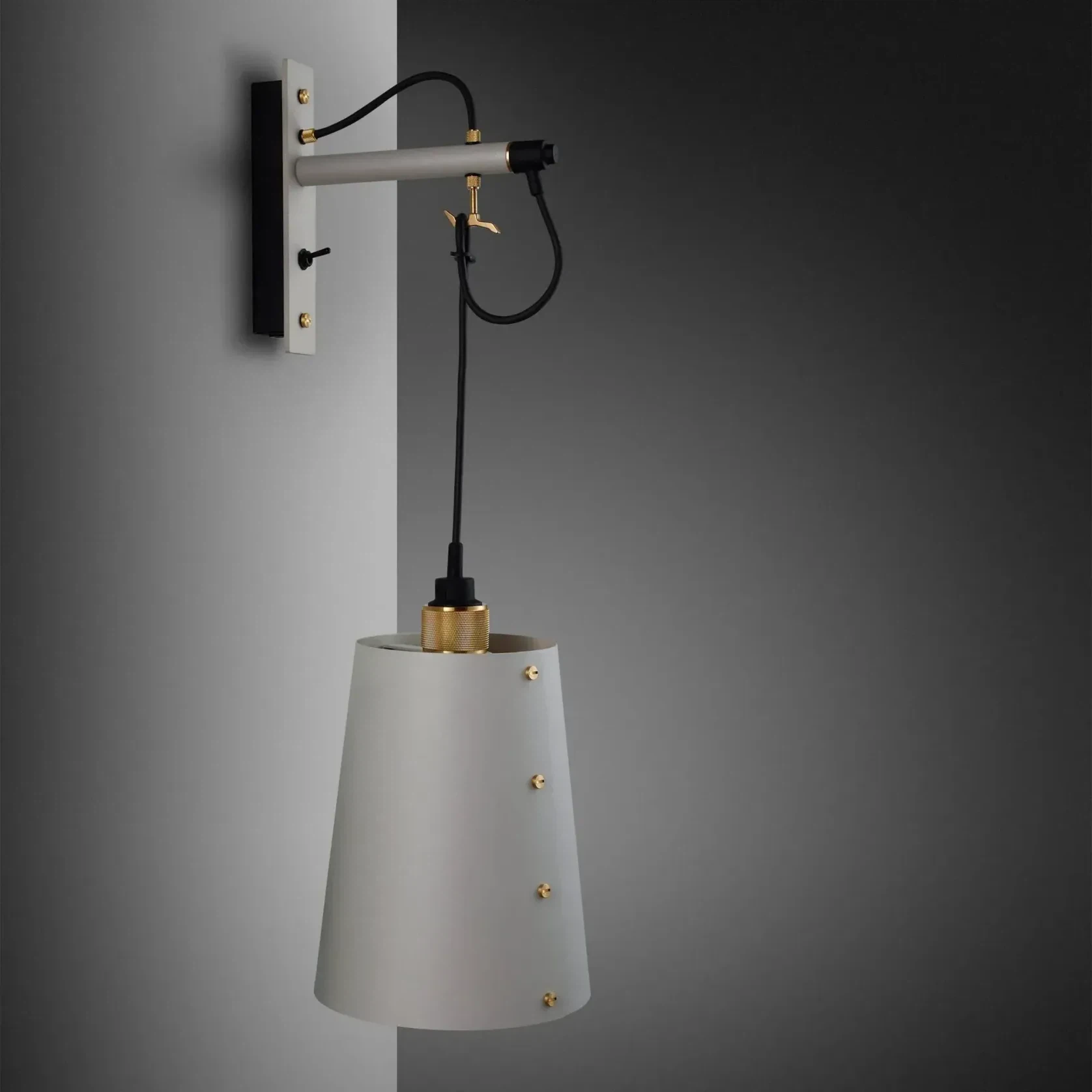 Hooked Wall Light with Shade gallery detail image