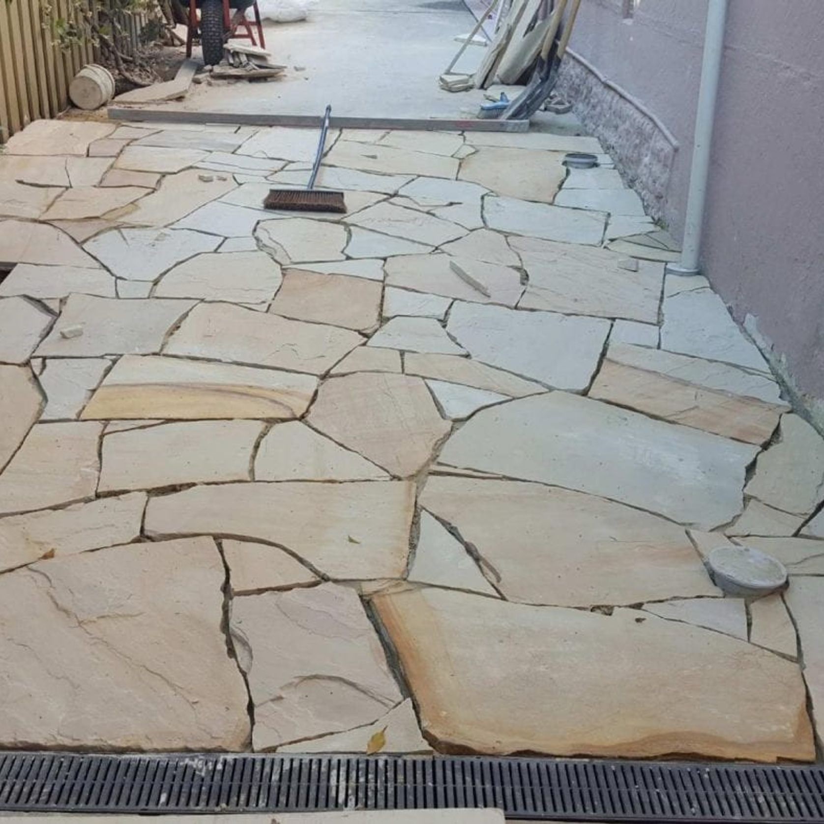 Desert Sand  Sandstone Crazy Paving gallery detail image