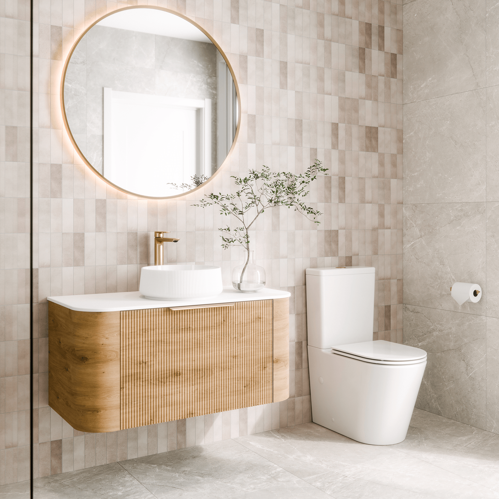 Aura 850 Round LED Mirror gallery detail image