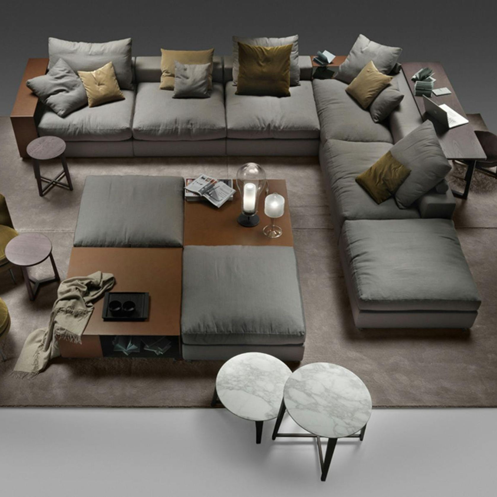 Groundpiece Modular Sofa By Flexform gallery detail image